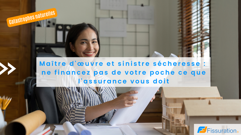 Frais architecte et maitrise-oeuvre indemnisable en cas de fissures ?