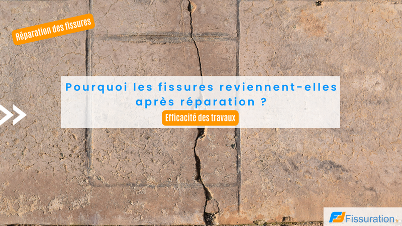 Reapparition des fissures apres réparation