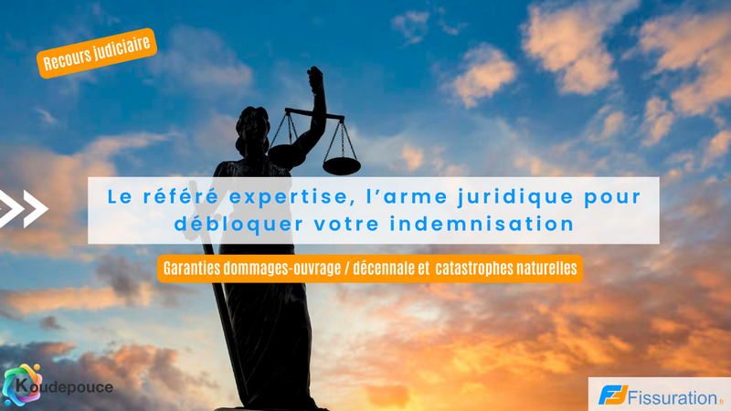 Procédure de référé expertise pour indemnisation assurance décennale suite à catastrophe naturelle