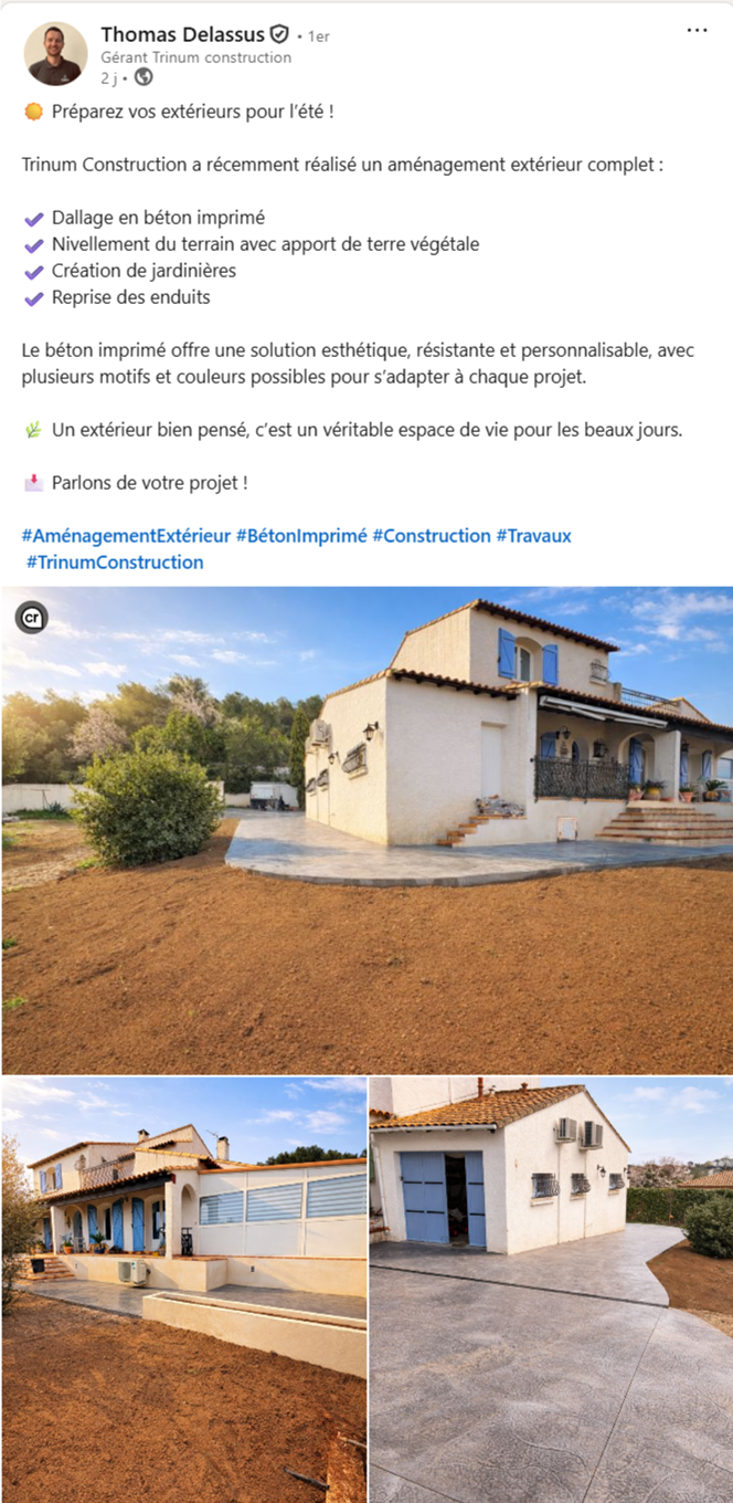 Trinum Construction Terrasse Périphérique