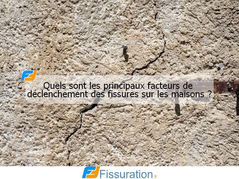 Quels sont les principaux facteurs de déclenchement des fissures sur les maisons ?