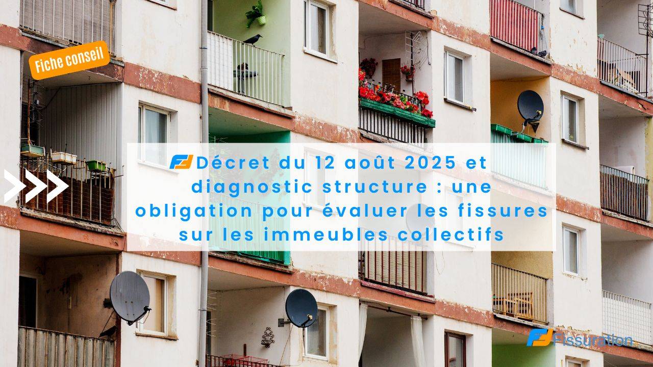 Décret du 12 aout 2025 et diagnostic structure : une obligation pour évaluer les fissures sur les immeubles collectifs