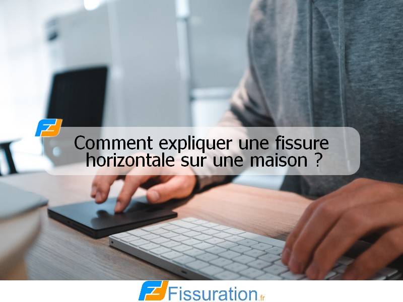 Comment expliquer une fissure horizontale sur une maison ?